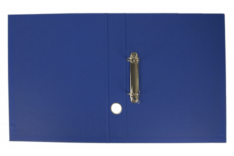 Папка-реєстратор А4 40мм 2D-кільця двостороння синя, Buromax