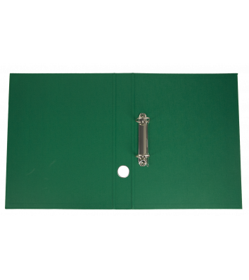 Папка-регистратор А4 40мм 2D-кольца двусторонняя зеленая, Buromax