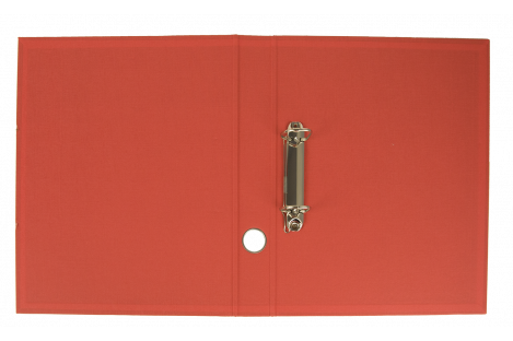 Папка-регистратор А4 40мм 2D-кольца двусторонняя красная, Buromax