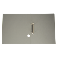 Папка-регистратор А4 40мм 2D-кольца односторонняя серая, Buromax