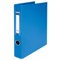 Папка-регистратор А4 40мм 4D-кольца двусторонняя синяя, Buromax