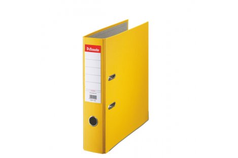 Папка-регистратор А4 75мм односторонняя желтая Eco, Esselte