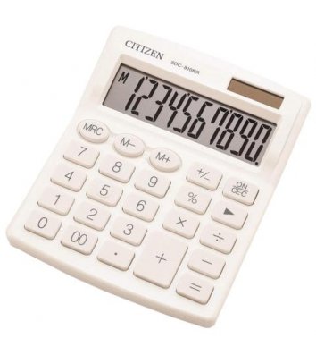 Калькулятор 10 разрядов 127x105x21мм, Citizen
