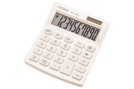 Калькулятор 10 разрядов 127x105x21мм, Citizen