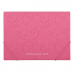 Папка А5 пластиковая на резинках Barocco розовая, Buromax