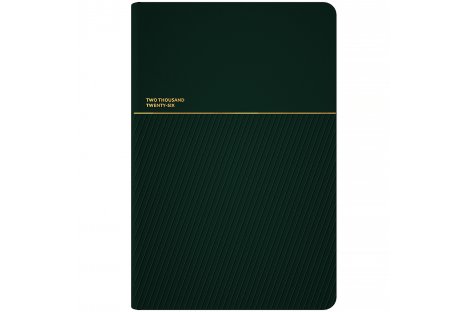 Щоденник датований А5 2026 Partner Traces темно-зелений, Axent Щоденник датований А5 2026 Partner Traces темно-зелений, Axent