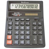 Калькулятор 12 разрядов 157*200*31мм, Brilliant