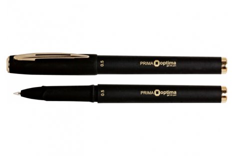 Ручка гелева Prima, колір чорнил чорний 0,5мм, Optima