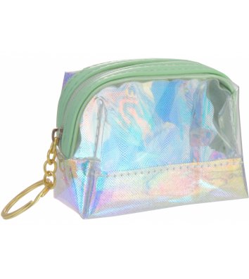 Брелок-кошелек прозрачный неоновый, Cool for School