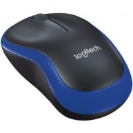 Миша комп'ютерна бездротова чорно-синя, Logitech M185 Wireless Mouse Blue
