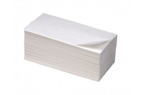Полотенца бумажные двухслойные 160шт Z-сложения белые, Buroclean