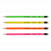 Олівець чорнографітний НВ Neon, Buromax