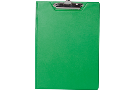 Планшет-папка А4 с прижимом PVC зеленый, Buromax