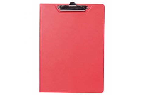 Планшет-папка А4 с прижимом PVC красный, Buromax