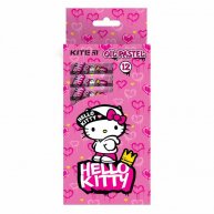 Пастель масляная цветная 12шт "Hello Kitty". Kite