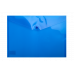 Папка-конверт А4 на кнопці пластикова прозора синя, Buromax