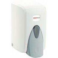 Дозатор для жидкого мыла пластиковый бело-серый 0,5л. S5 PRO Service Professional