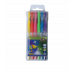 Набір гелевих ручок 6 кольорів Neon 0,7мм, Zibi