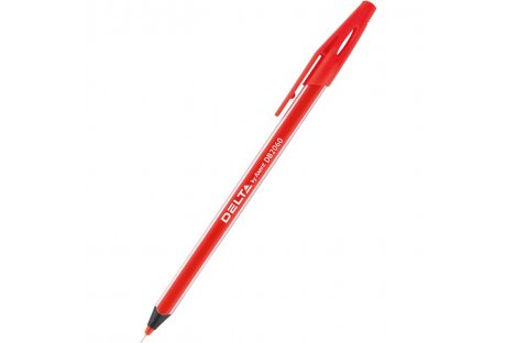 Ручка масляна, колір чорнил червоний 0,7мм, Axent