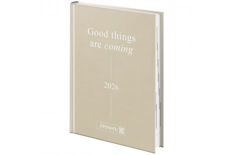 Щоденник датований A5 2026 TorinoTrend бежевий, Brunnen Щоденник датований A5 2026 TorinoTrend бежевий, Brunnen