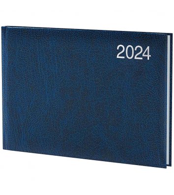 Еженедельник датированный А6 2024 карманный Miradur синий, Brunnen