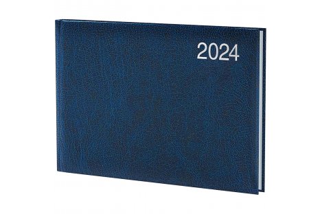 Еженедельник датированный А6 2024 карманный Miradur синий, Brunnen