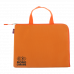 Портфель А4 горизонтальный Монохром оранжевый котон/полиэстер, Zibi