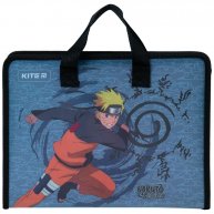 Портфель А4 пластиковый на молнии 1 отделение "Naruto", Kite