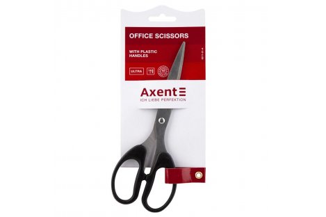 Ножиці 19см пластикові ручки Ultra, Axent