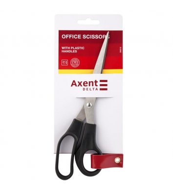Ножиці 21см ручки пластикові, Axent
