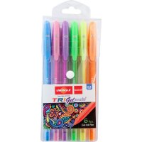 Набір гелевих ручок 6 кольорів Trigel Pastel 1мм, Unimax