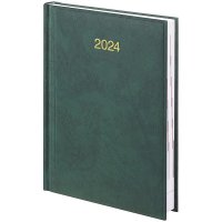 Ежедневник датированный А5 2024 Miradur зеленый, Brunnen