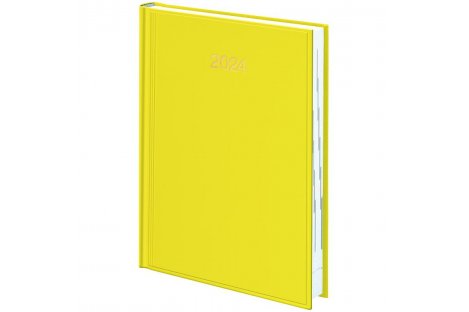 Щоденник датований A5 2024 Miradur жовтий, Brunnen