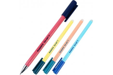 Ручка гелева пиши-стирай Shift, колір чорнил синій 0,5мм, Axent