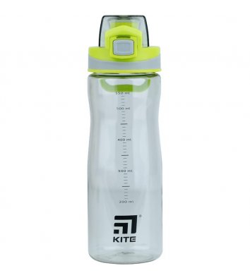 Бутылочка для воды 650мл серо-зеленая, Kite