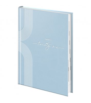 Щоденник датований A5 2026 TorinoTrend блакитний, Brunnen