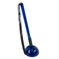 Ручка шариковая на подставке Blue Desk Pen, цвет чернил синий 0,7мм, Buromax