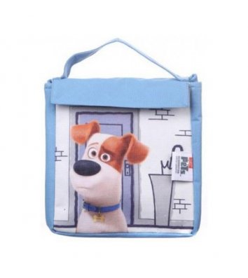 Термо-сумка для еды The Secret Life of Pets голубовато-серая, Перо