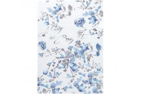 Папка-куточок А4 пластикова "Flower Symphony-1", Axent Папка-куточок А4 пластикова "Flower Symphony-1", Axent