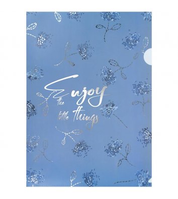 Папка-куточок А4 пластикова "Flower Symphony-3", Axent