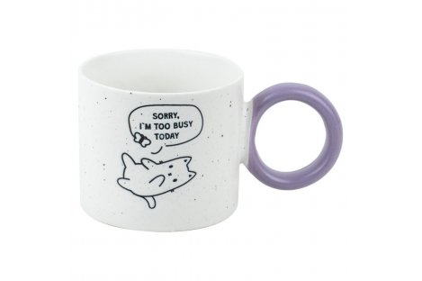 Чашка керамічна 350мл Busy Cat, Kite Чашка керамічна 350мл Busy Cat, Kite