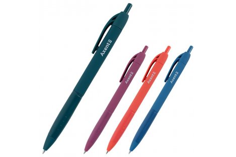 Ручка шариковая автоматическая Earth Colors, цвет чернил синий 0,7мм, Axent
