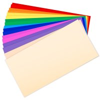 Конверт DL кольоровий 1шт асорті