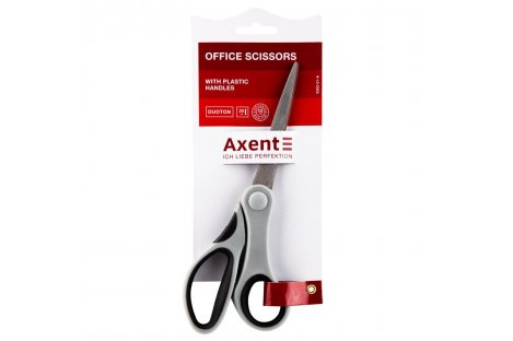 Ножницы 20см ручки с резиновыми вставками Duoton, Axent