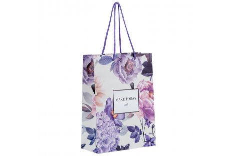 Пакет подарунковий паперовий "Violet Whispers" 18*24 см, Axent