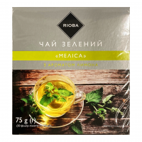 Чай зелений Rioba Меліса з ароматом лимона 20шт*1,5г