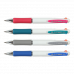 Ручка кулькова автоматична, 3 кольори чорнил 0,5мм, Buromax