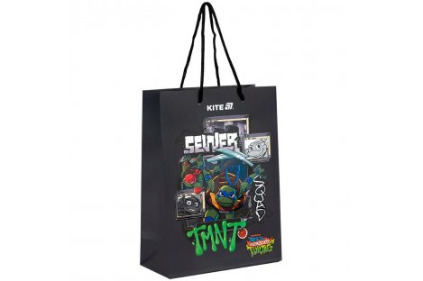 Пакет подарунковий паперовий "Ninjia Turtles" 18*24 см, Kite