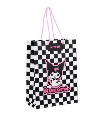 Пакет подарунковий паперовий "Kuromi" 18*24 см, Kite