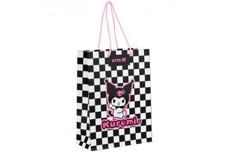 Пакет подарунковий паперовий "Kuromi" 18*24 см, Kite